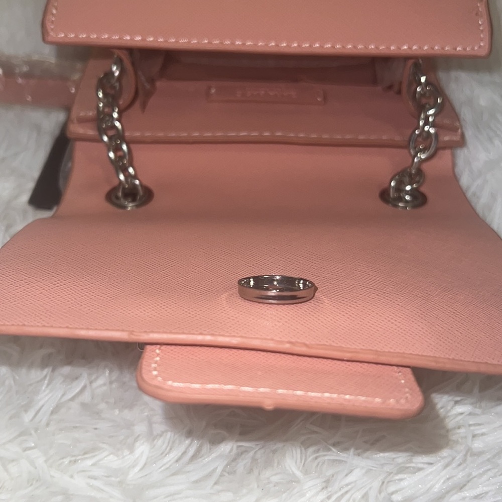 Zara Pink Mini Crossbody Bag w/Chain Strap - NWT - Picture 14 of 14